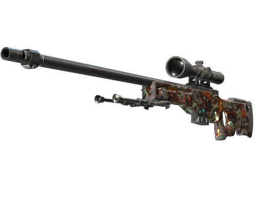 StatTrak™ AWP | ЛАПКИ (Поношенное)