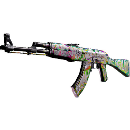 free cs2 skins AK-47 | Head Shot (Well-Worn)