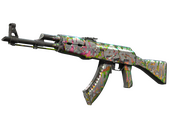 StatTrak™ AK-47 | Head Shot (Well-Worn)