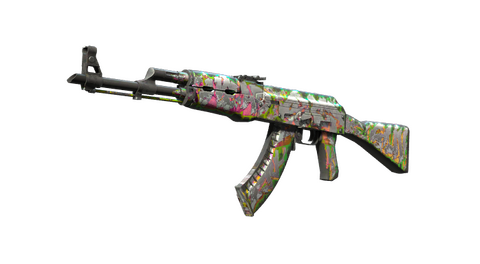 AK-47 | Head Shot (Well-Worn)