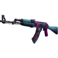 StatTrak™ AK-47 | Neon Rider (Battle-Scarred)