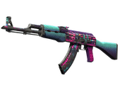 StatTrak™ AK-47 | Neon Rider (Battle-Scarred)