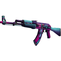 free cs2 skins AK-47 | Neon Rider (Well-Worn)