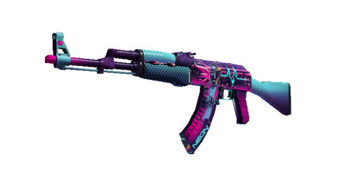 StatTrak™ AK-47 | Neon Rider (Minimal Wear)