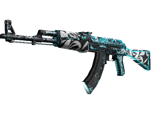 StatTrak™ AK-47 | Frontside Misty (Battle-Scarred)