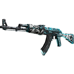 StatTrak™ AK-47 | Frontside Misty (Battle-Scarred)