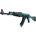 StatTrak™ AK-47 | Frontside Misty (Battle-Scarred)