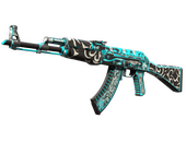 StatTrak™ AK-47 | Снежный вихрь (После полевых испытаний)