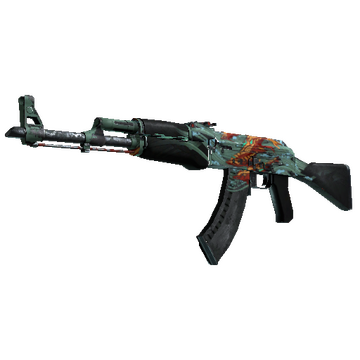 StatTrak™ AK-47 | Aquamarine Revenge (Battle-Scarred)