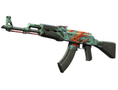 StatTrak™ AK-47 | Aquamarine Revenge (Well-Worn)