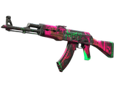 StatTrak™ AK-47 | Neon Revolution (Battle-Scarred)