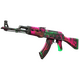 AK-47 | Neon Revolution (Battle-Scarred)