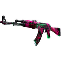 StatTrak™ AK-47 | Neon Revolution (Battle-Scarred)