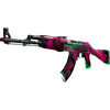 StatTrak™ AK-47 | Neon Revolution <br>(Battle-Scarred)
