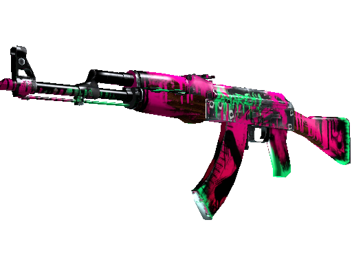 Image for the AK-47 | Neon Revolution weapon skin in Counter Strike 2