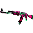 StatTrak™ AK-47 | Neon Revolution (Well-Worn)