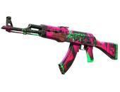 StatTrak™ AK-47 | Neon Revolution (Well-Worn)