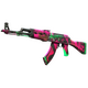 AK-47 | Neon Revolution (Well-Worn)