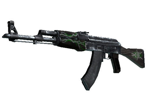 AK-47 | Riscas de Esmeralda (Testada em Campo)