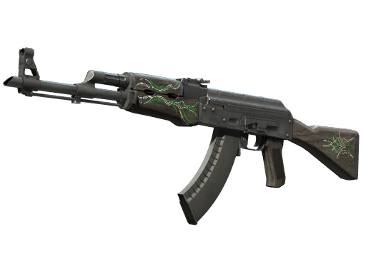 AK-47 | Smaragdgrüner Nadelstreifen (Fabrikneu)
