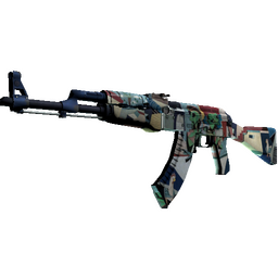 StatTrak™ AK-47 | Leet Museo (Battle-Scarred)