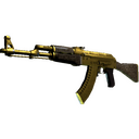 Souvenir AK-47 | Gold Arabesque (Battle-Scarred)