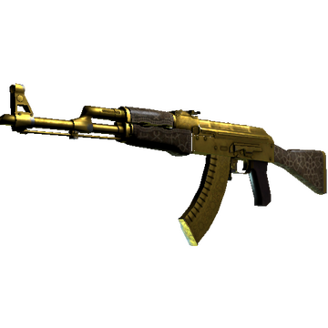 Souvenir AK-47 | Gold Arabesque (Battle-Scarred)