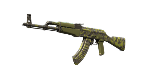 AK-47 | Olive Polycam (Well-Worn)