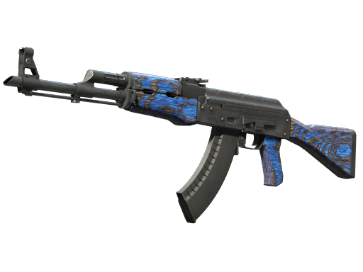 StatTrak™ AK-47 | Синий глянец (Немного поношенное)