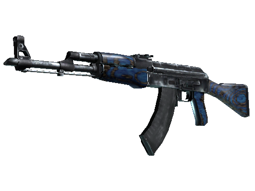 StatTrak™ AK-47 | Blue Laminate (Well-Worn)