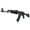 Souvenir AK-47 | Black Laminate (Battle-Scarred)