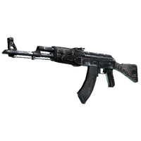 Souvenir AK-47 | Black Laminate (Battle-Scarred)