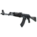 Souvenir AK-47 | Black Laminate (Well-Worn)
