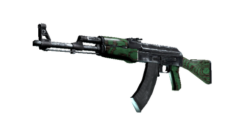 Souvenir AK-47 | Green Laminate (Minimal Wear)