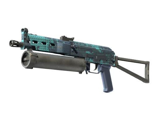 StatTrak™ PP-Bizon | Cobalt Halftone (Factory New)