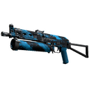 StatTrak™ PP-Bizon | Blue Streak (Well-Worn)