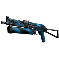 StatTrak™ PP-Bizon | Blue Streak (Well-Worn)