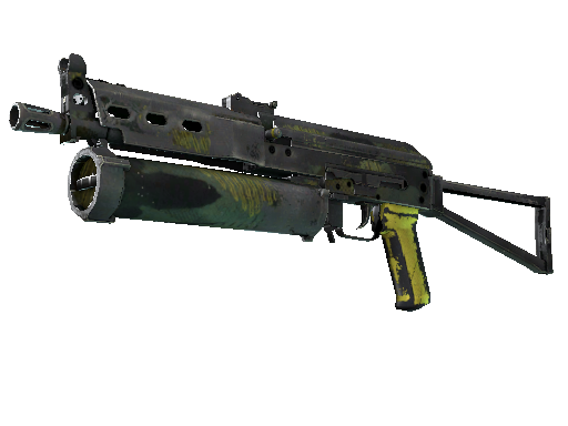 StatTrak™ PP-Bizon | Jungle Slipstream (Battle-Scarred)