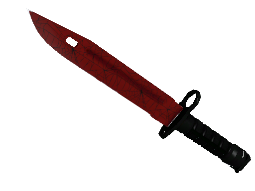 Image for the ★ Bayonet | Crimson Web weapon skin in Counter Strike 2