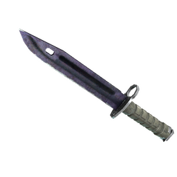 free csgo skin ★ StatTrak™ Bayonet | Blue Steel (Battle-Scarred)