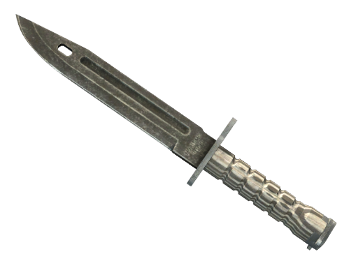 ★ StatTrak™ Bayonet | Black Laminate (Battle-Scarred)