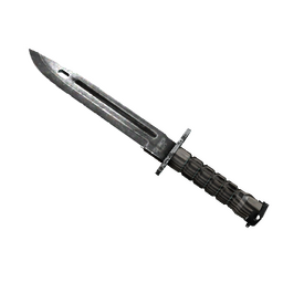 free csgo skin ★ StatTrak™ Bayonet | Black Laminate (Well-Worn)