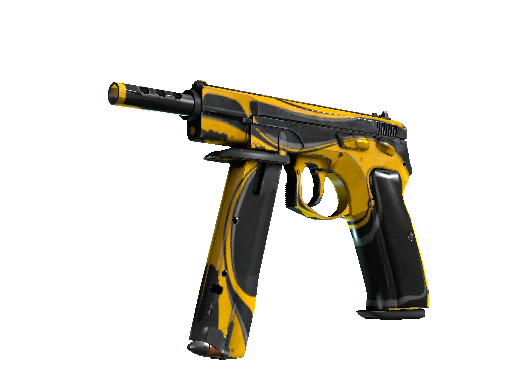 StatTrak™ CZ75-Auto | Yellow Jacket (Battle-Scarred)