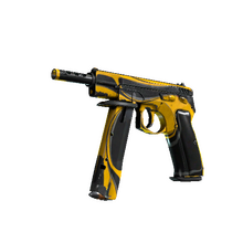 StatTrak™ CZ75-Auto | Yellow Jacket (Battle-Scarred)