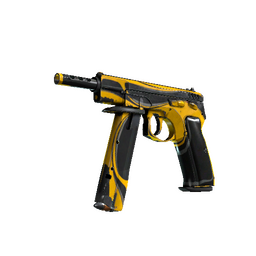 StatTrak™ CZ75-Auto | Yellow Jacket (Battle-Scarred)