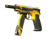 StatTrak™ CZ75-Auto | Yellow Jacket (Battle-Scarred)