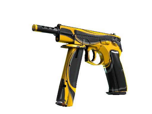 StatTrak™ CZ75-Auto | Yellow Jacket (Well-Worn)