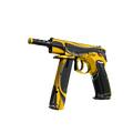 StatTrak™ CZ75-Auto | Yellow Jacket (Well-Worn)