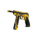 StatTrak™ CZ75-Auto | Yellow Jacket (Well-Worn)