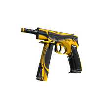StatTrak™ CZ75-Auto | Yellow Jacket (Well-Worn)
